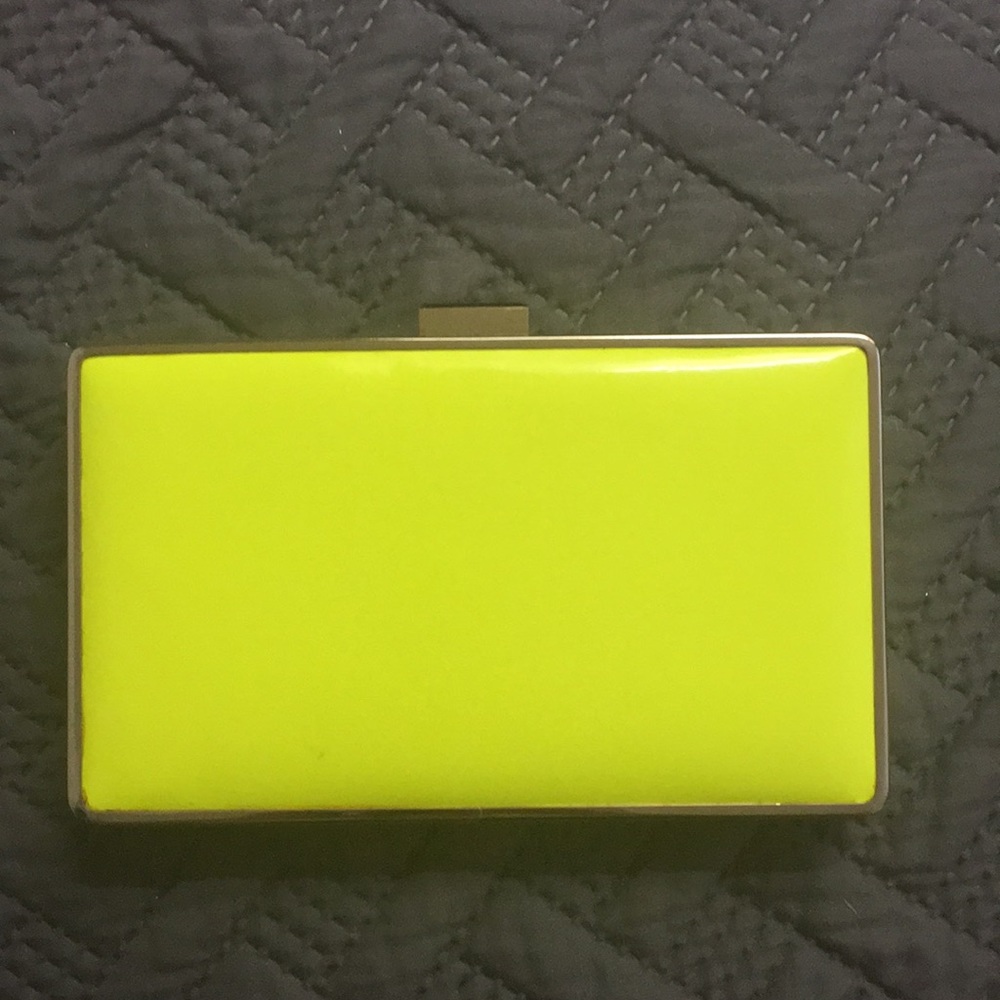 Neon Yellow Wallet